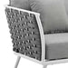 EEI-3054-WHI-GRY Outdoor/Patio Furniture/Outdoor Chairs