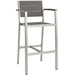 EEI-3157-SLV-GRY-SET Outdoor/Patio Furniture/Patio Bar Furniture