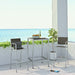 EEI-3157-SLV-GRY-SET Outdoor/Patio Furniture/Patio Bar Furniture