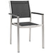EEI-3198-SLV-BLK-SET Outdoor/Patio Furniture/Patio Dining Sets