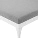 EEI-3301-WHI-GRY Outdoor/Patio Furniture/Outdoor Chaise Lounges
