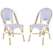 FOX5210A-SET2 Outdoor/Patio Furniture/Outdoor Chairs