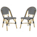 FOX5210H-SET2 Outdoor/Patio Furniture/Outdoor Chairs