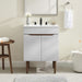 EEI-3633-GRY-WHI Bathroom/Vanities/Single Vanity Cabinets with Tops