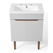 EEI-3633-GRY-WHI Bathroom/Vanities/Single Vanity Cabinets with Tops