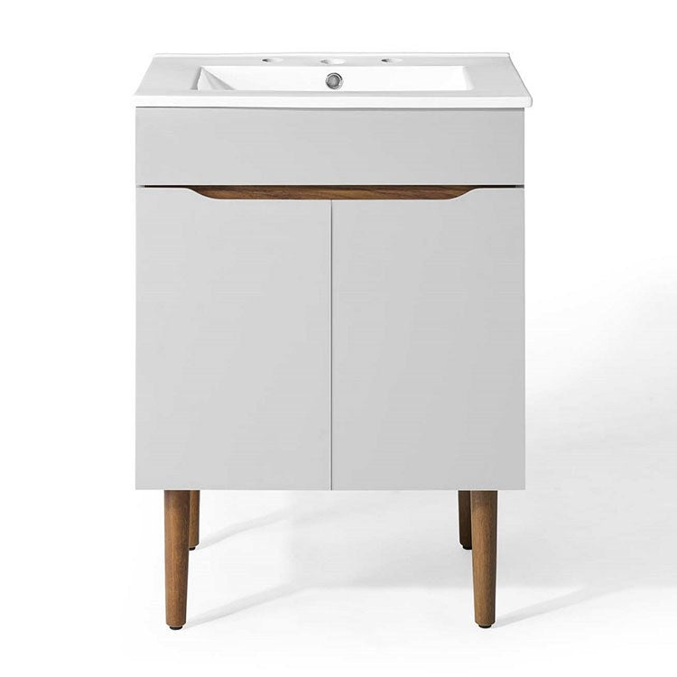 Product Image: EEI-3633-GRY-WHI Bathroom/Vanities/Single Vanity Cabinets with Tops