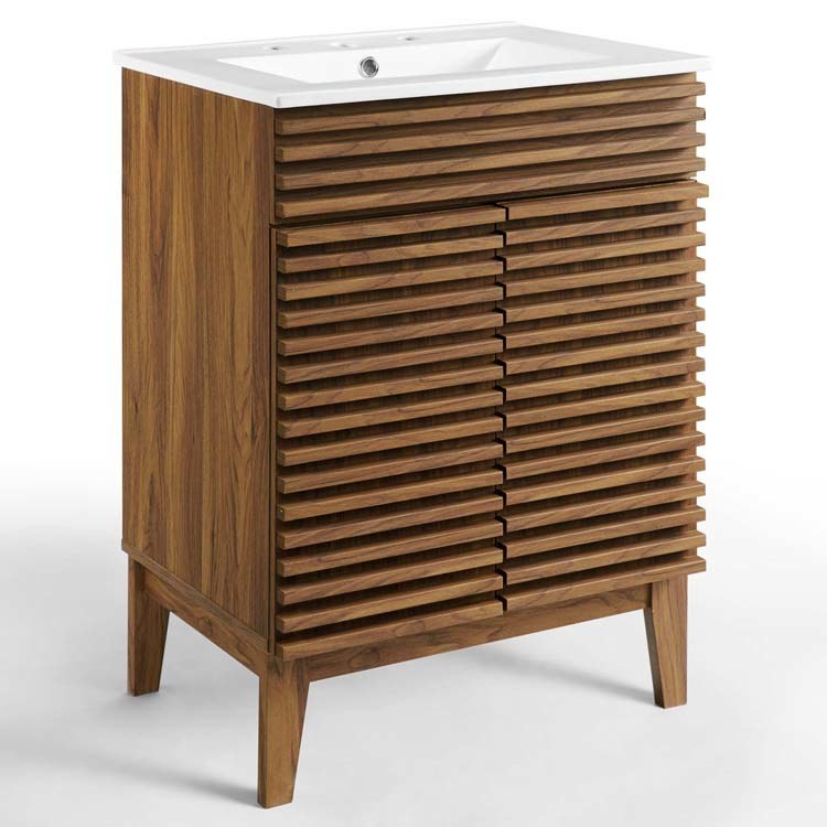 Product Image: EEI-3860-WAL-WHI Bathroom/Vanities/Single Vanity Cabinets with Tops