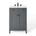 EEI-3875-GRY Bathroom/Vanities/Single Vanity Cabinets Only