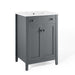 EEI-3875-GRY Bathroom/Vanities/Single Vanity Cabinets Only