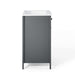EEI-4250-GRY-WHI Bathroom/Vanities/Single Vanity Cabinets with Tops
