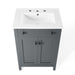 EEI-4250-GRY-WHI Bathroom/Vanities/Single Vanity Cabinets with Tops