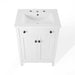 EEI-4250-WHI-WHI Bathroom/Vanities/Single Vanity Cabinets with Tops