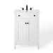 EEI-4250-WHI-WHI Bathroom/Vanities/Single Vanity Cabinets with Tops