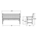 GNB60MA Outdoor/Patio Furniture/Outdoor Benches