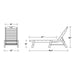 NAC2280GY Outdoor/Patio Furniture/Outdoor Chaise Lounges