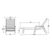 NCC2280GY Outdoor/Patio Furniture/Outdoor Chaise Lounges