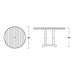 RT248WH Outdoor/Patio Furniture/Outdoor Tables