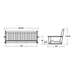 GNS60TE Outdoor/Patio Furniture/Outdoor Benches