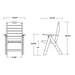 NCH38GY Outdoor/Patio Furniture/Outdoor Chairs