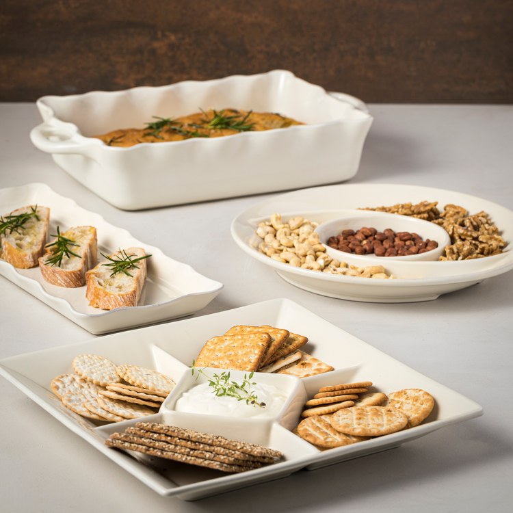 Product Image: CD342-WHI Dining & Entertaining/Serveware/Appetizer Servers