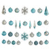 D1003-BL Holiday/Christmas/Christmas Ornaments and Tree Toppers