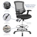 EEI-3043-BLK Decor/Furniture & Rugs/Chairs