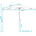 ECG-229 Outdoor/Outdoor Shade/Patio Umbrellas
