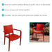 TLA-155-4PK Outdoor/Patio Furniture/Outdoor Chairs