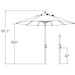 SSUM92-0900-D3474 Outdoor/Outdoor Shade/Patio Umbrellas