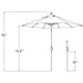 SSUM92-7500-A5403 Outdoor/Outdoor Shade/Patio Umbrellas