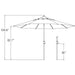 SSUM81SL-1100-A5404 Outdoor/Outdoor Shade/Patio Umbrellas