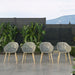 SCLEY-8CANNESGR-LOT Outdoor/Patio Furniture/Patio Dining Sets