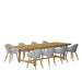 SCLEY-8CANNESGR-LOT Outdoor/Patio Furniture/Patio Dining Sets