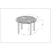 SCOLDBU-ROUND-LOT Outdoor/Patio Furniture/Outdoor Tables