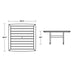 PL85-T2L1SA Outdoor/Patio Furniture/Outdoor Tables