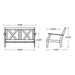 4502-BL145980 Outdoor/Patio Furniture/Outdoor Sofas