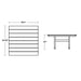 PL85-T1L1GY Outdoor/Patio Furniture/Outdoor Tables