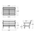 4412-BL145980 Outdoor/Patio Furniture/Outdoor Sofas