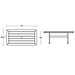 PL83-T2L1MA Outdoor/Patio Furniture/Outdoor Tables