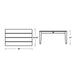 CT2236GY Outdoor/Patio Furniture/Outdoor Tables