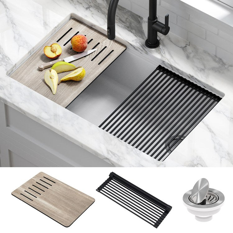 Product Image: KGUW1-33WH Kitchen/Kitchen Sinks/Undermount Kitchen Sinks