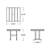 FDT37BL Outdoor/Patio Furniture/Outdoor Tables