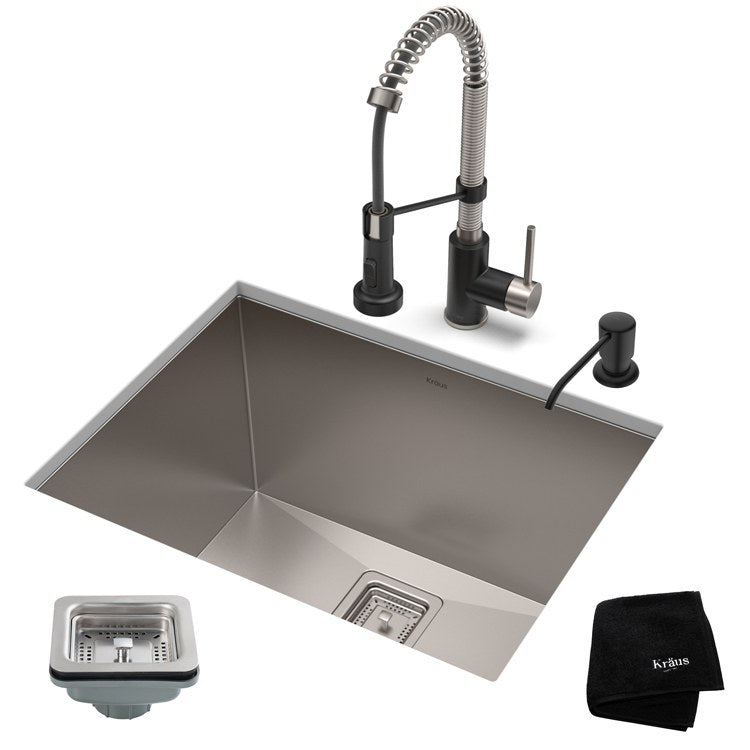 Product Image: KHU24L-1610-53SSMB Laundry Utility & Service/Laundry Utility & Service Sinks/Drop in Utility Sinks